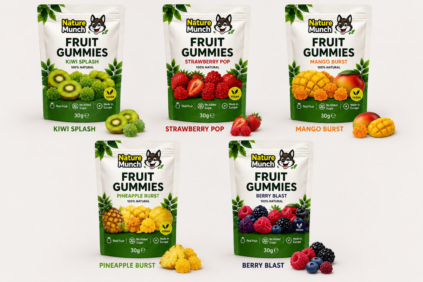 Nature Munch Wolfie Gummies 30 gr